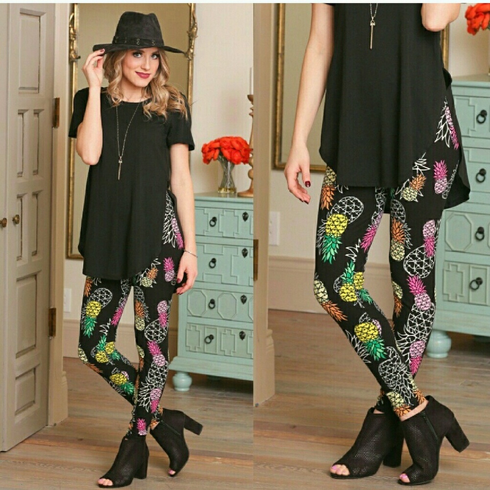 Pineapple Print Leggings